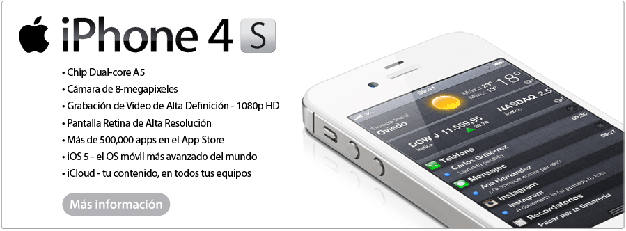 iPhone 4S Más información