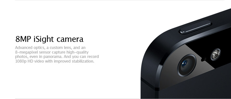 8MP iSight camera