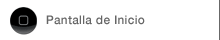 Pantalla de Inicio